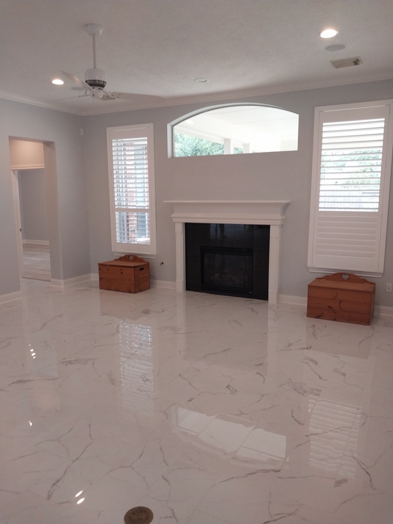 Interior Fireplace Room Refresh project photo in Houston Area, TX