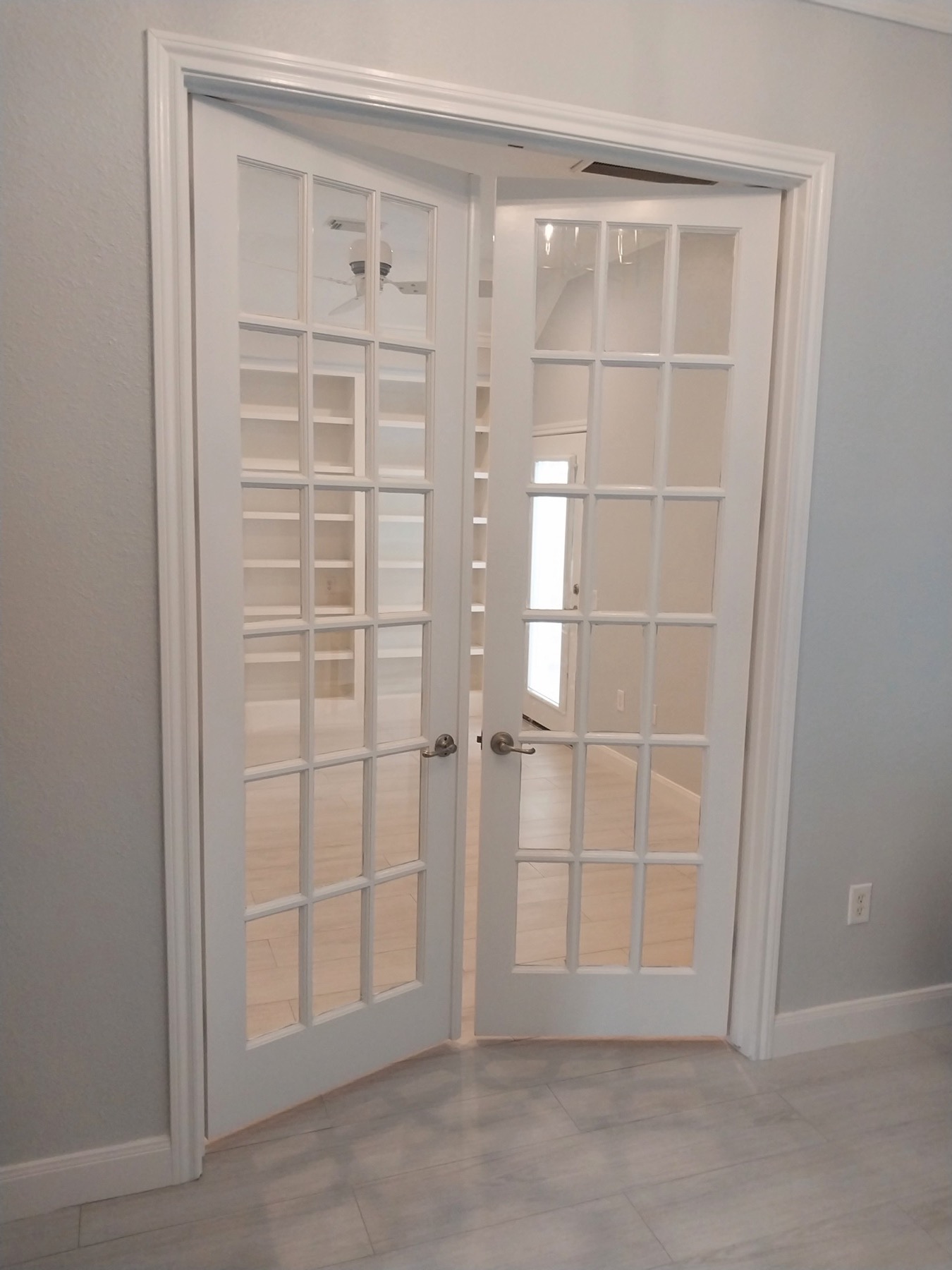 Interior French Doors and Trim Painting project photo in Houston Area, TX